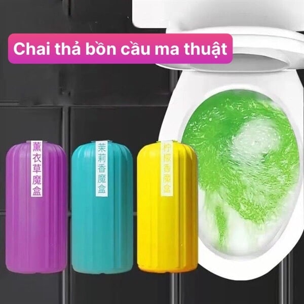Chai Thả Bồn Cầu Ma Thuật, Viên Nước Vệ Sinh Bồn Cầu Khử Mùi Làm Sạch Tiện Lợi