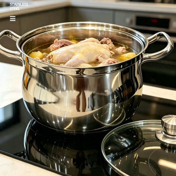 Nồi Luộc Gà Dung Tích Lớn, Nồi Nấu Ăn Gia Đình Đa Năng