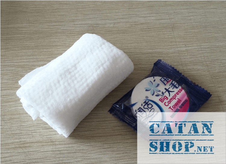 Khăn Tắm Nén 30x60cm, Khăn Nén Du Lịch Nhỏ Gọn Tiện Lợi - GD580-KtamN-xanh ww3