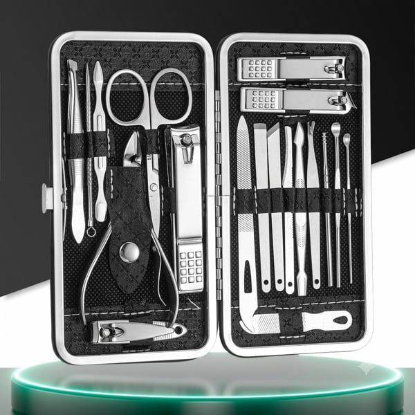 Bộ Cắt Móng 19 Chi Tiết, Bộ Kềm Cắt Móng Tay Chân Chăm Sóc Cá Nhân