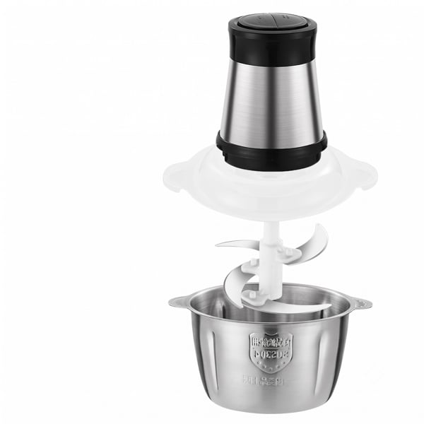Máy Xay Thịt Inox Kitchen 2L, Máy Xay Thực Phẩm Đa Năng Dung Tích Lớn