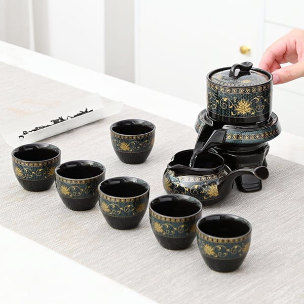 Bộ Ấm Pha Trà Cối Xay, Bộ Ấm Trà Gia Đình Sang Trọng Tiện Dụng