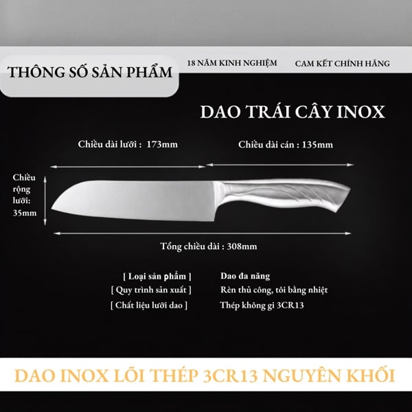 Dao Thái SHIBAZHI Thép 4CR13 Cao Cấp