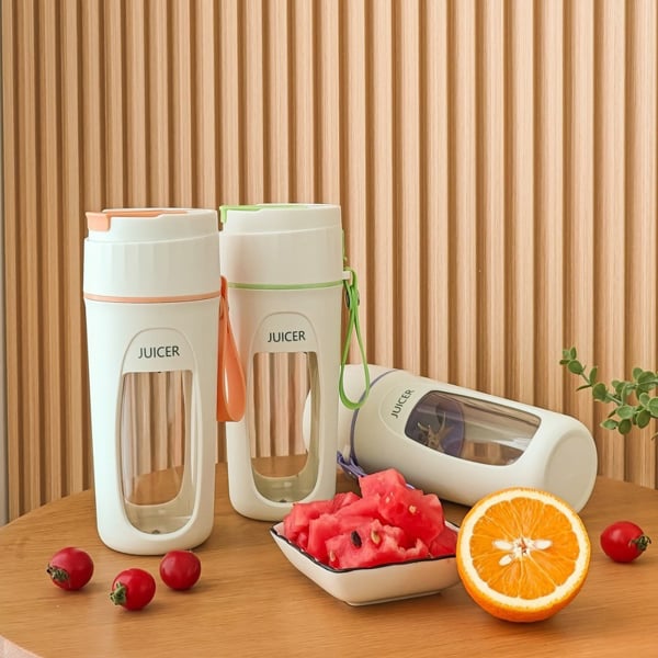 Máy Xay Cầm Tay Mini Juice – Máy Xay Sinh Tố Mini Pin Sạc USB/Type-C, Cốc 350–420ml