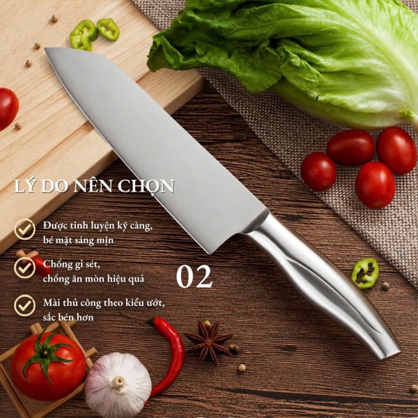 Dao Thái SHIBAZHI Thép 4CR13 Cao Cấp