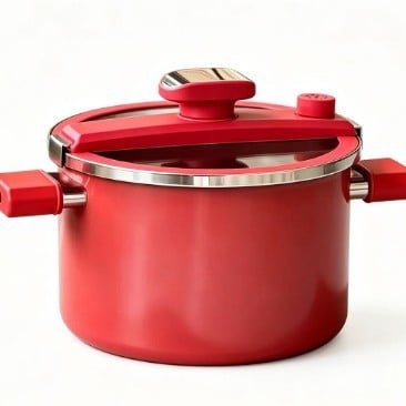 Nồi Áp Suất Chef Han Red Velvet Cao Cấp, Nồi Hầm Đa Năng Nấu Nhanh Tiện Lợi