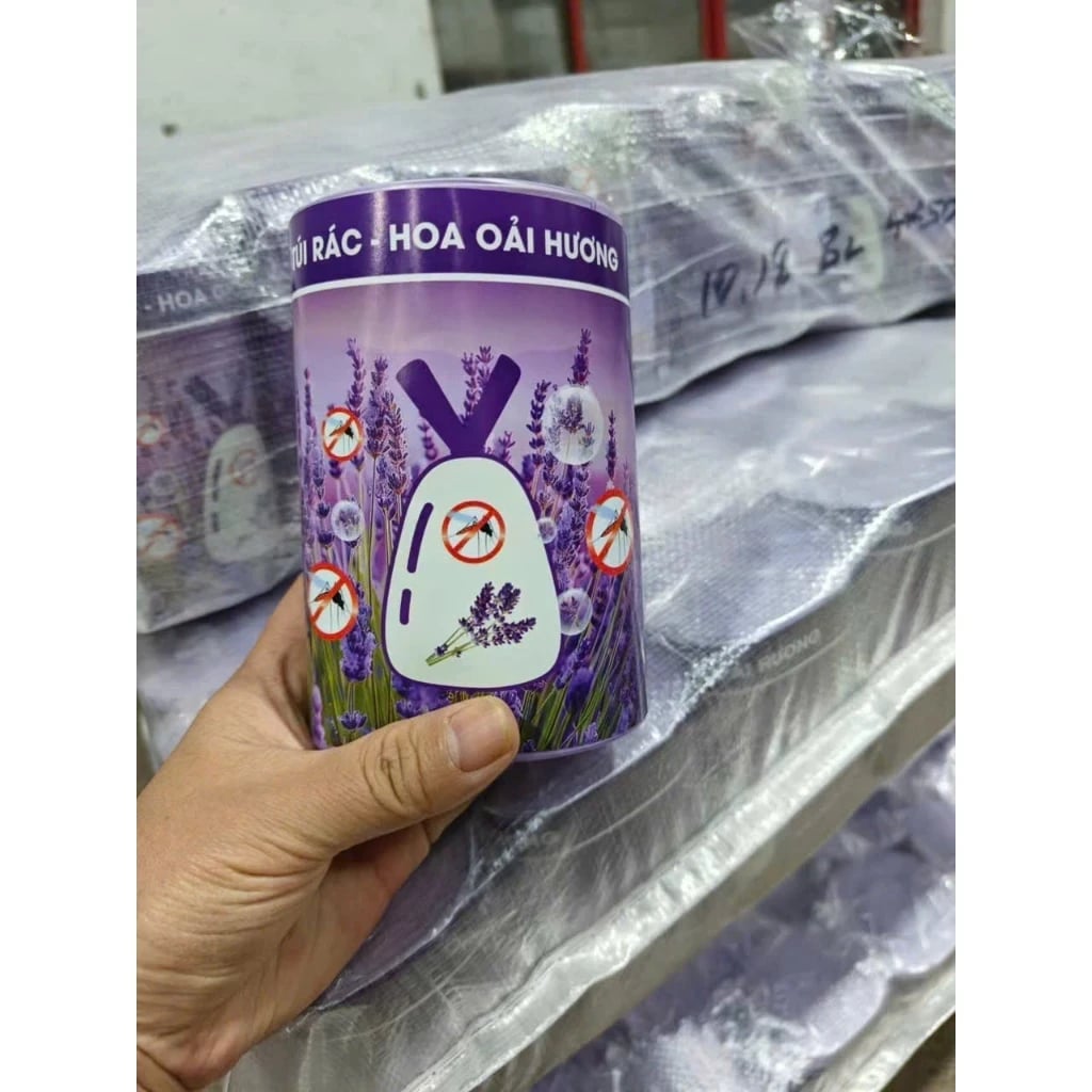 Cuộn 50 Túi Rác Oải Hương, Túi Đựng Rác Gia Đình Có Hương Thơm - GD860-TuiRacOaiHuong ww3