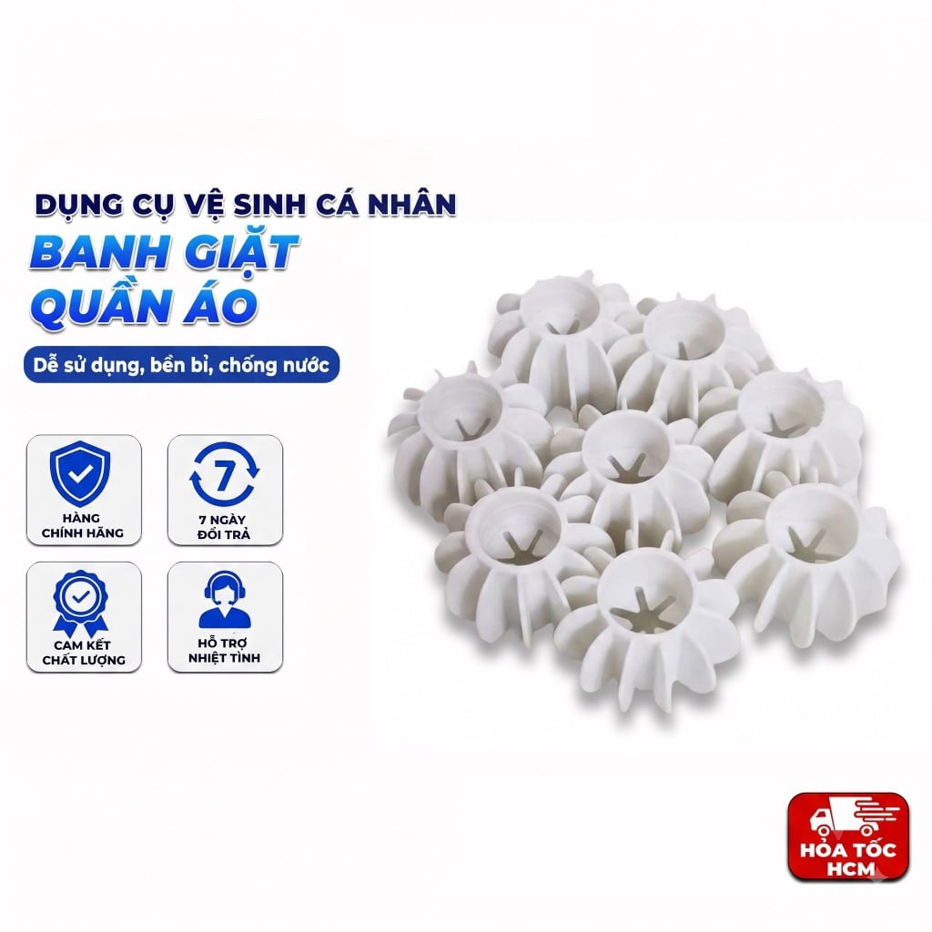 Banh Giặt Quần Áo, Bóng Giặt Hỗ Trợ Làm Sạch Quần Áo