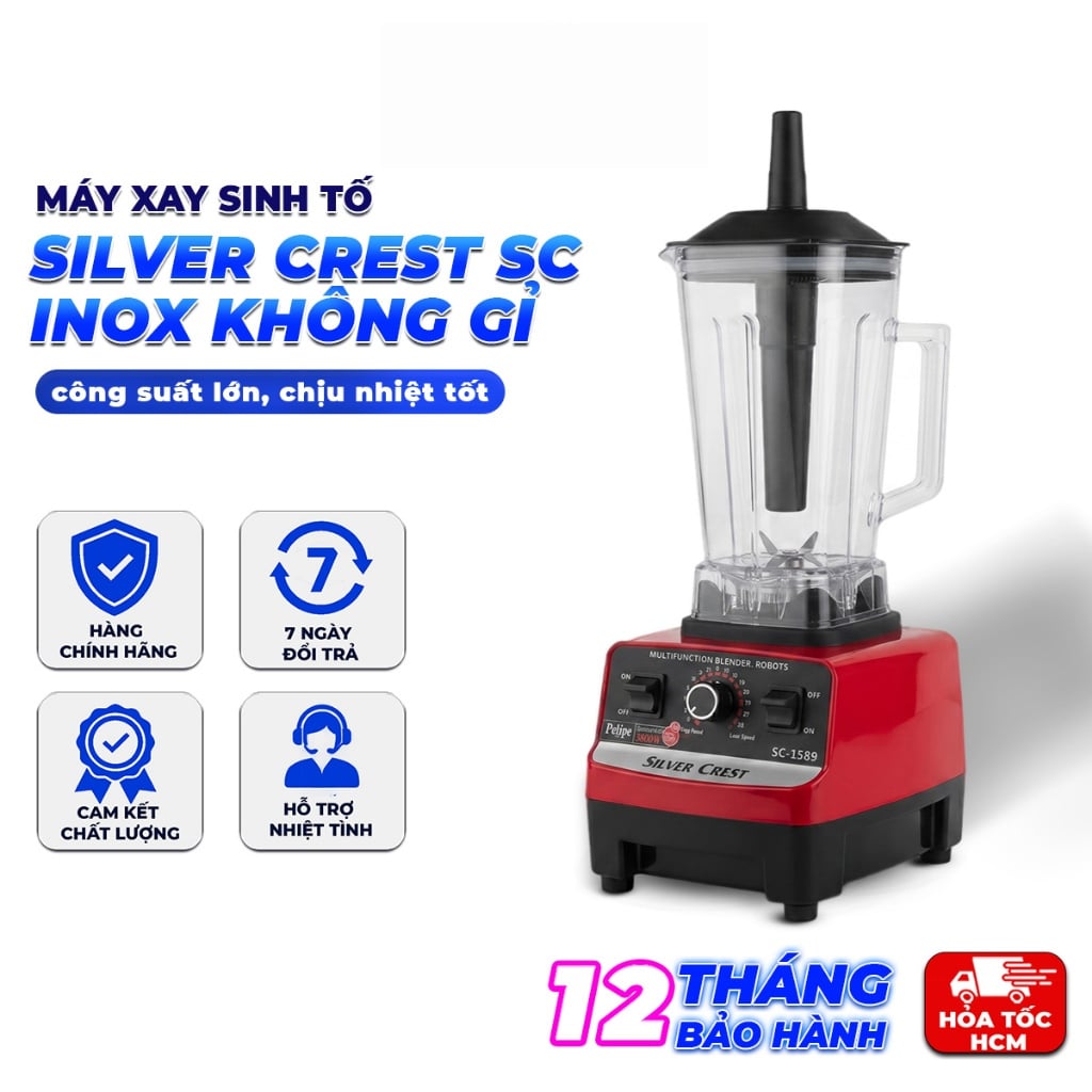 MÁY XAY SINH TỐ SILVER CREST SC-1589 – MÁY XAY ĐA NĂNG CỐI LỚN