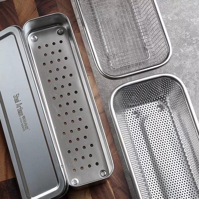 Rổ Vo Gạo Dài 30x12cm, Rổ Rửa Gạo Rau Củ Nhà Bếp