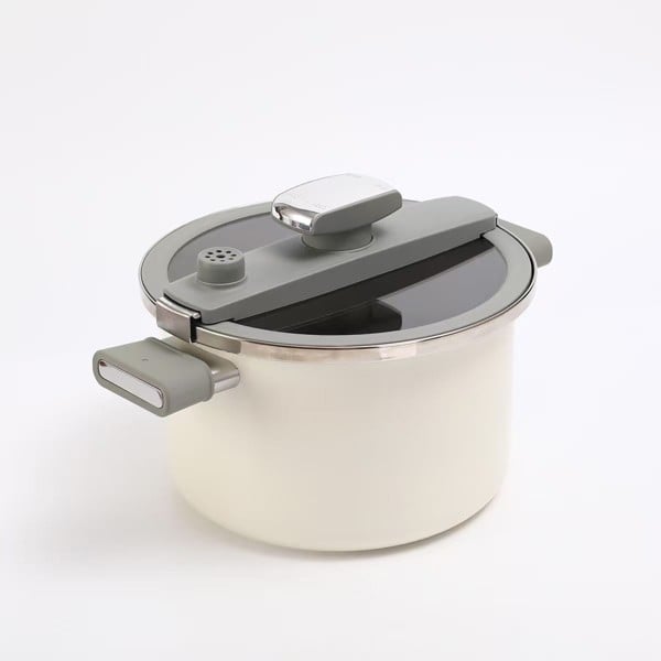 Nồi Áp Suất Chef Han Nordic White Cao Cấp, Nồi Hầm Đa Năng Nấu Nhanh Tiện Lợi