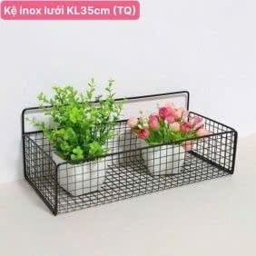 Kệ Lưới 35cm Màu Đen, Kệ Đựng Đồ Nhà Bếp Nhà Tắm Đa Năng