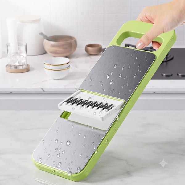 Bộ Nạo Rau Củ 5 Chi Tiết LA01, Dụng Cụ Bào Nạo Cắt Rau Củ Đa Năng