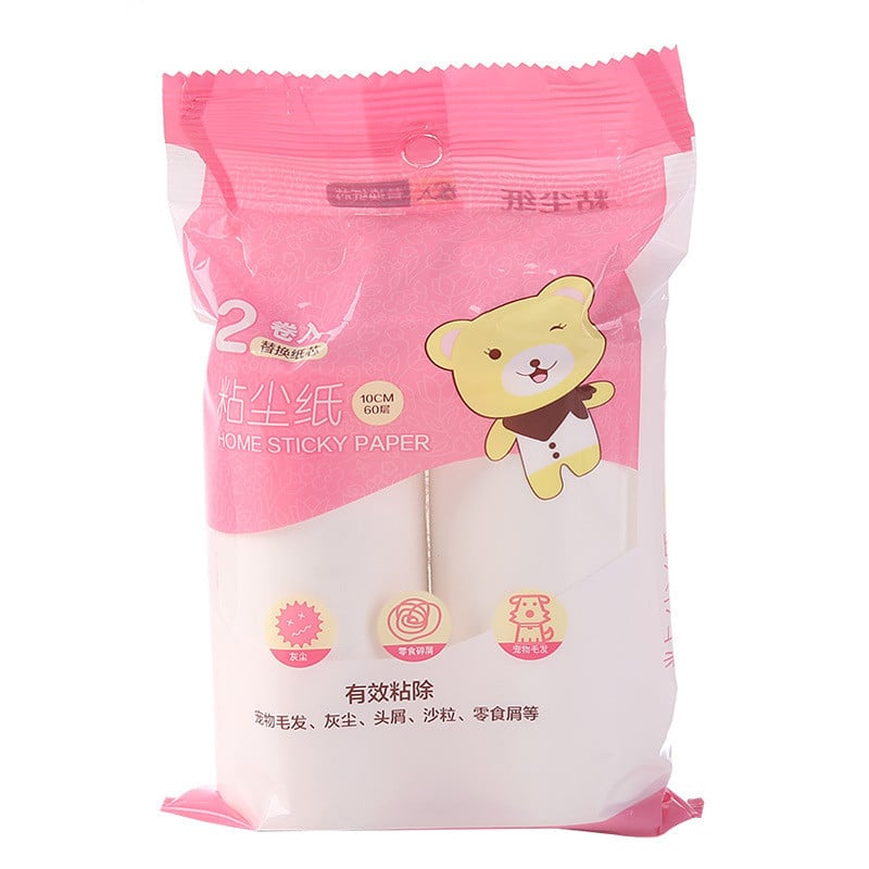 Cây Lăn Bụi 10cm 30 Tờ, Lăn Bụi Quần Áo Sofa Chăn Ga