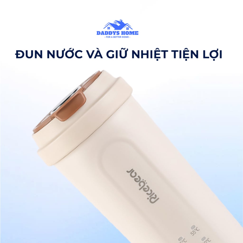 Bình Giữ Nhiệt Đun Sôi Nước 100°C 220V - Có Sạc Type-C