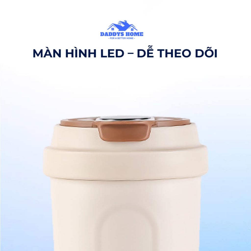 Bình Giữ Nhiệt Đun Sôi Nước 100°C 220V - Có Sạc Type-C