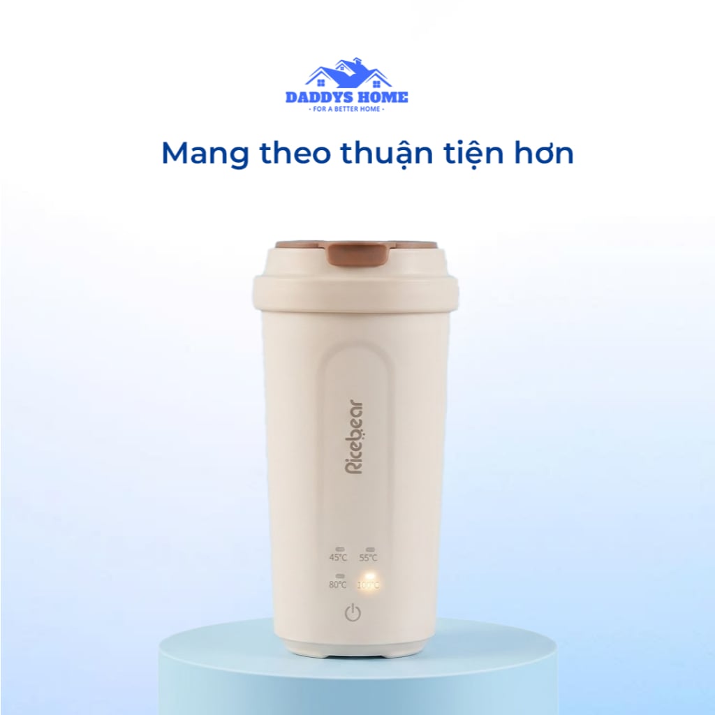 Bình Giữ Nhiệt Đun Sôi Nước 100°C 220V - Có Sạc Type-C