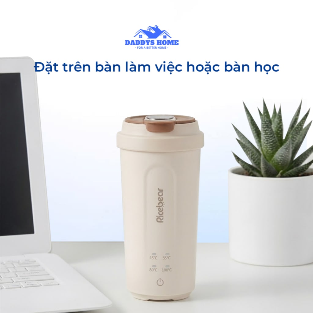 Bình Giữ Nhiệt Đun Sôi Nước 100°C 220V - Có Sạc Type-C