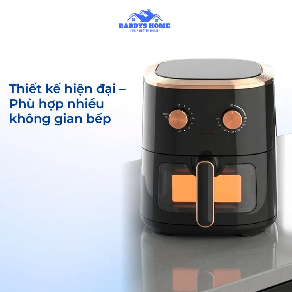 Nồi Chiên Không Dầu CAMEL 15L 1500W – Chiên Nướng Đa Năng, Công Nghệ Khí Nóng 360°, Cửa Kính