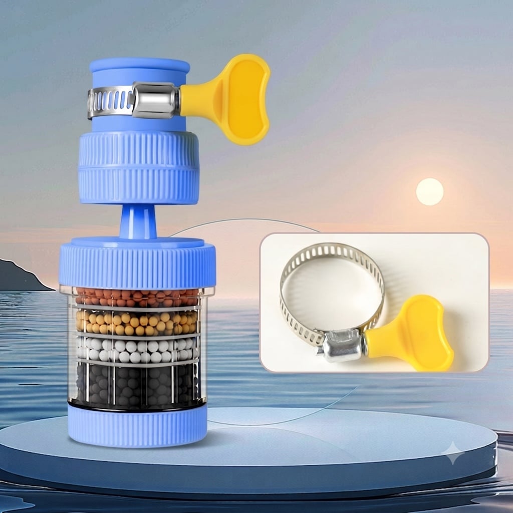 Đầu Lọc Vòi Nước Xoay DC-06, Đầu Vòi Tăng Áp Xoay Đa Năng