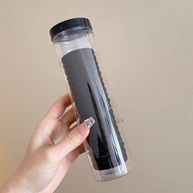 Set 20 Dây Thun Ống Buộc Tóc Hàn Quốc, Dây Cột Tóc Co Giãn Tiện Lợi