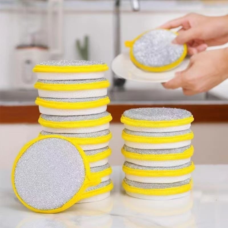 Miếng Rửa Chén Bọt Biển Sợi Kim Loại, Miếng Cọ Rửa Xoong Nồi Đa Năng