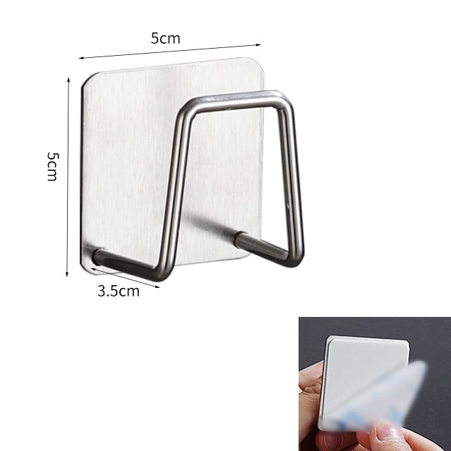 Móc Dán Tường Chữ A, Móc Treo Đồ Đa Năng Không Khoan Tường
