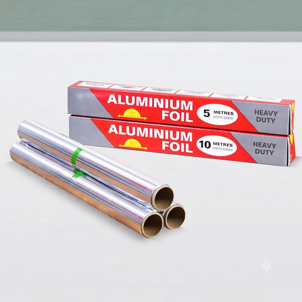 Cuộn Giấy Bạc 5m, Giấy Bạc Bọc Nướng Bảo Quản Thực Phẩm