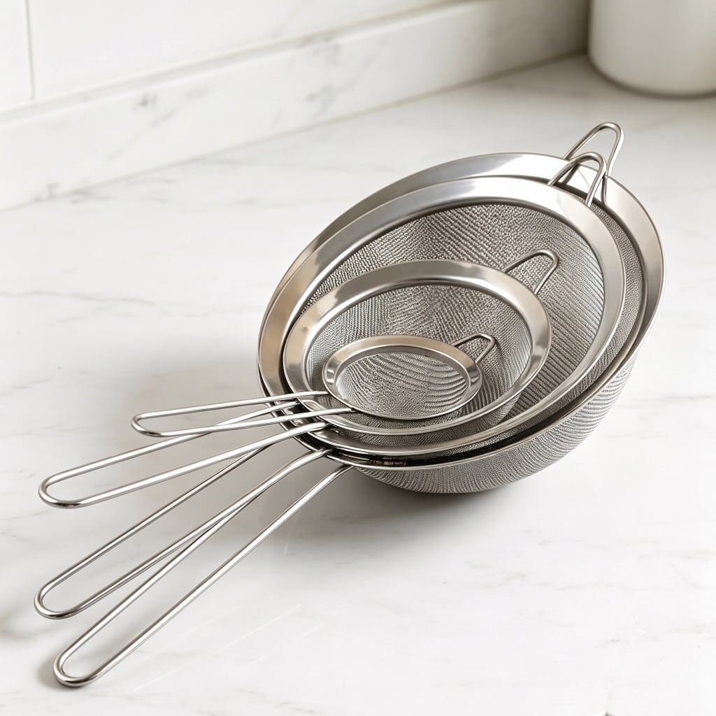 Rây Lọc Inox 12cm, Rây Lọc Thực Phẩm Nhà Bếp Đa Năng