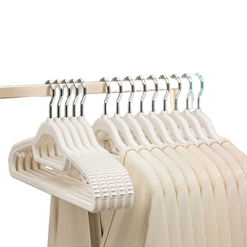SET 10 Móc Treo Quần Áo Chống Trượt F8, Móc Phơi Đồ Tiết Kiệm Không Gian