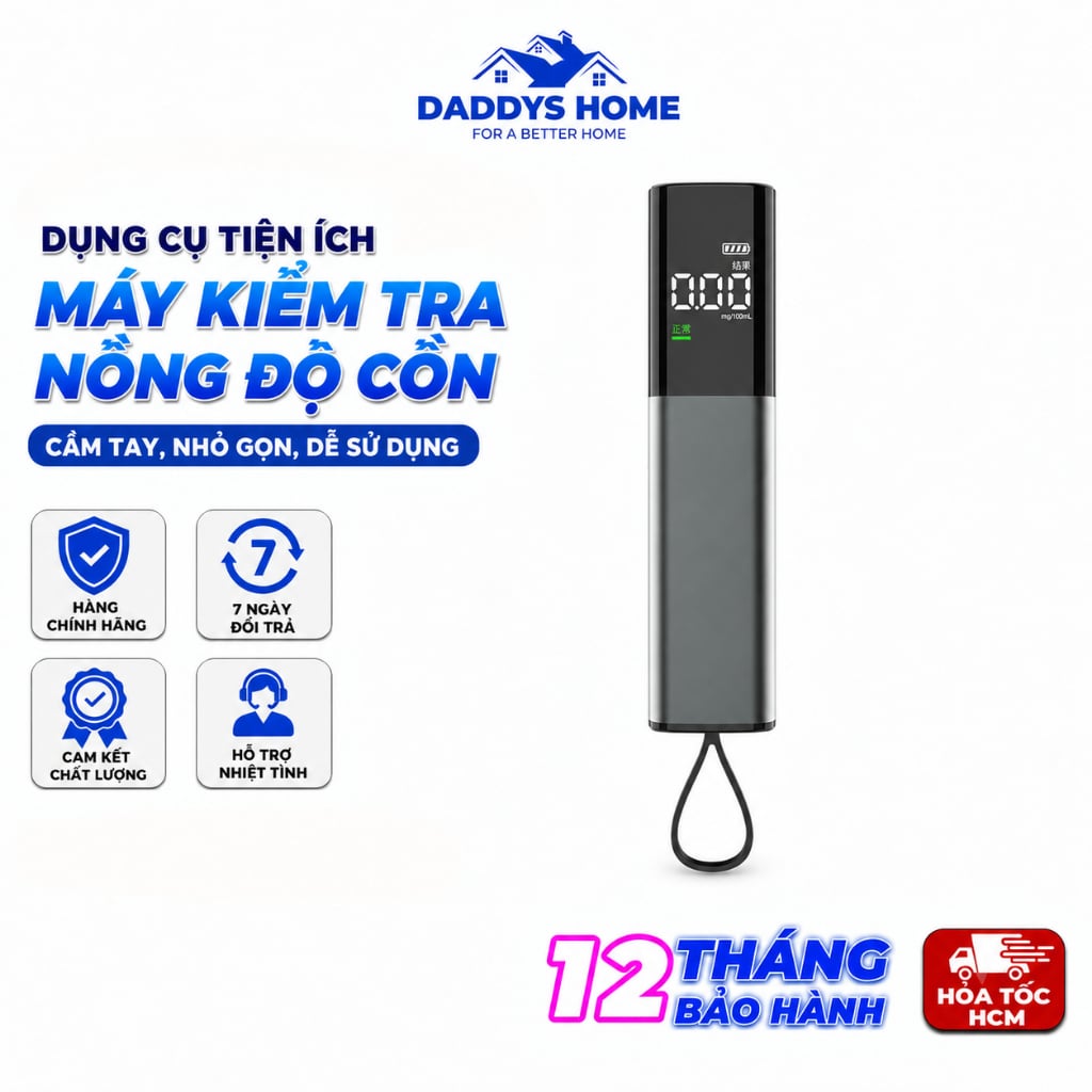 Máy Đo Nồng Độ Cồn CASATER, Máy Kiểm Tra Nồng Độ Cồn Trong Hơi Thở Cầm Tay - SP2069114169