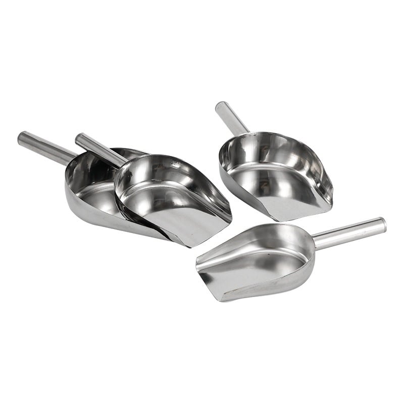Xẻng Xúc Đá Inox 22cm, Loại 1, Muỗng Xúc Đá Thực Phẩm Đa Năng