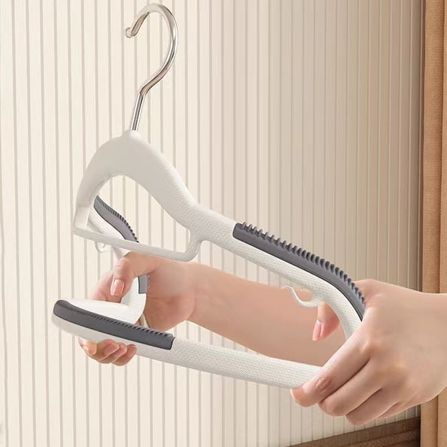 SET 10 Móc Treo Quần Áo Chống Trượt F8, Móc Phơi Đồ Tiết Kiệm Không Gian