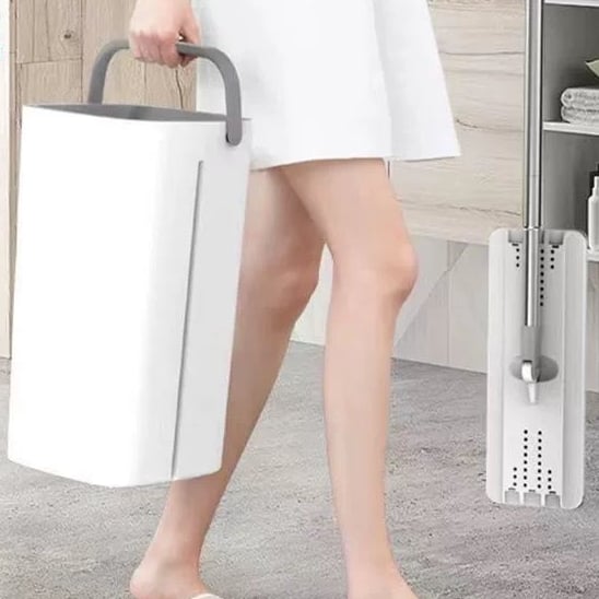 Bộ 2 Cây Lau Nhà Thùng Vuông TV11 + 8 Bông Lau Thay Thế, Cây Lau Sàn Nhà Tiện Lợi