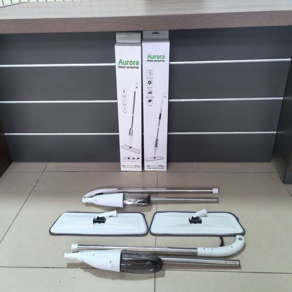 Cây Lau Nhà Phun Sương Aurora, Chổi Lau Sàn Có Bình Xịt Nước Tiện Lợi