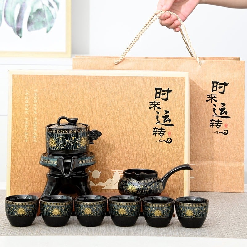 Bộ Ấm Pha Trà Cối Xay, Bộ Ấm Trà Gia Đình Sang Trọng Tiện Dụng