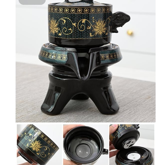 Bộ Ấm Pha Trà Cối Xay, Bộ Ấm Trà Gia Đình Sang Trọng Tiện Dụng