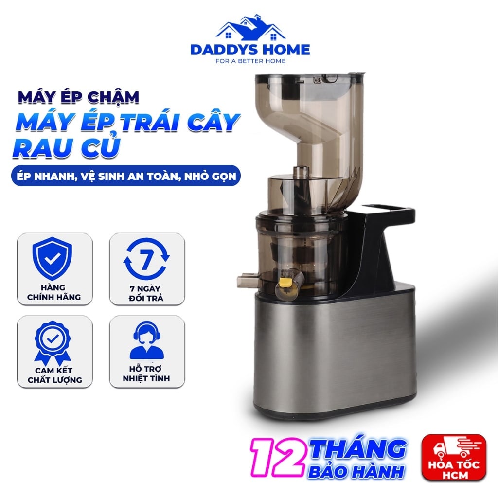 Máy Ép Chậm Slow Juicer SD, Máy Ép Trái Cây Rau Củ, Giữ Nước Ép Nguyên Chất