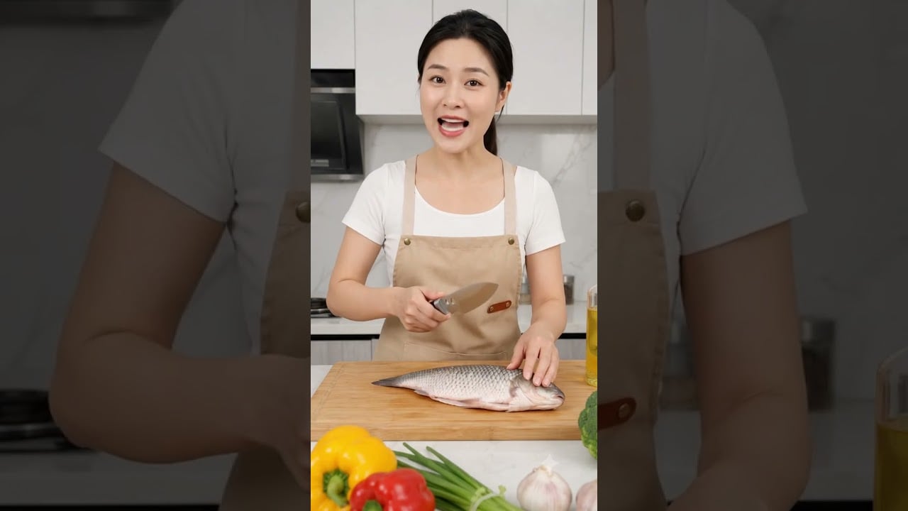 Kéo Cắt Gà Cao Cấp – Lưỡi Răng Cưa Thép Không Gỉ 3Cr13,Tách Thành Dao, Cắt Xương, Cạo Vảy Cá, Mở Nắp Chai - Video