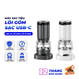 Máy Xay Tiêu Điện  Electric Grinder Đa Năng, Sạc USB