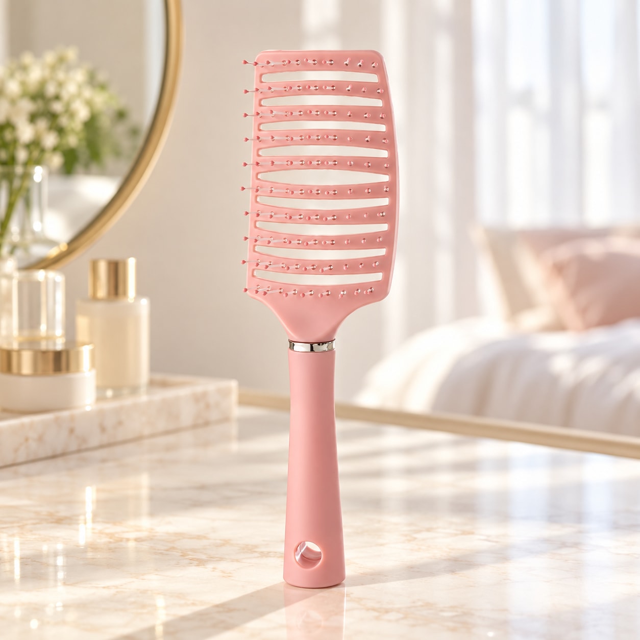 Lược Sấy Phồng Tóc Gỡ Rối, Lược Tạo Kiểu Tóc Đa Năng