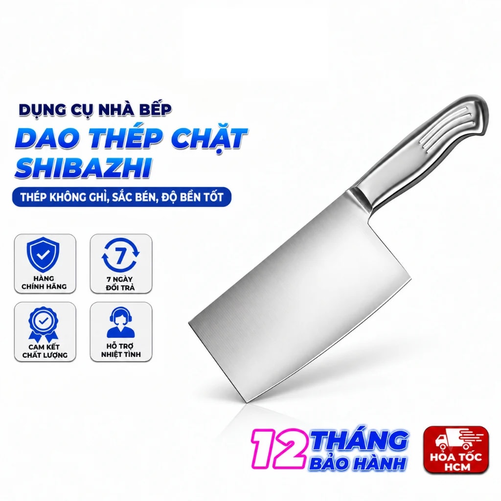 Dao Thái SHIBAZHI Thép 4CR13 Cao Cấp