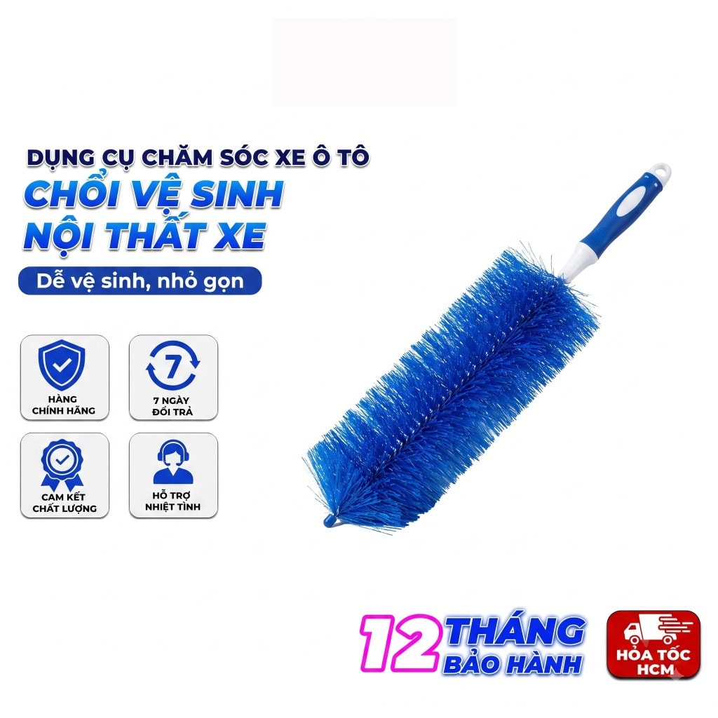 Chổi Quét Bụi Ô Tô Đa Năng, Chổi Vệ Sinh Nội Thất Xe