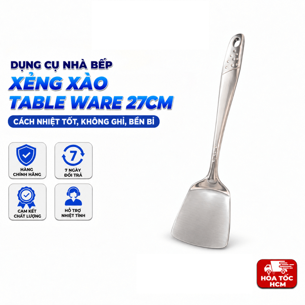 Xẻng Xào Table Ware 27cm, Sạn Xào Nấu Ăn Nhà Bếp